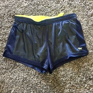 Navy and Yellow Athletic Shorts